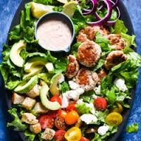 Turkey buger salad